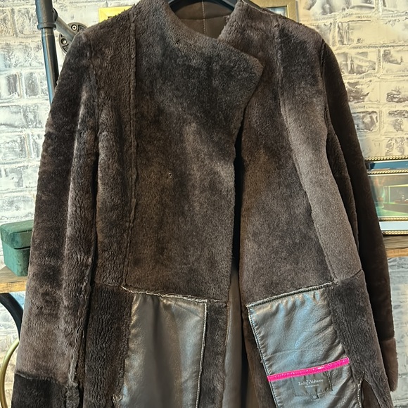 ZADIG & VOLTAIRE SHEARLING COAT - Picture 4 of 14